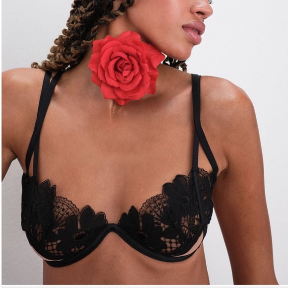 For Love And Lemons Other - NWT For Love and Lemons 🍋 Aimee Peekaboo Underwire Bra Small DD